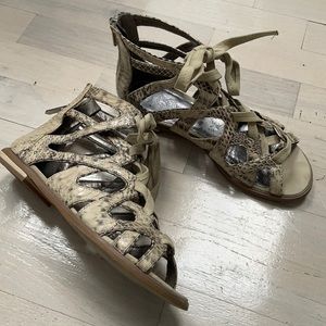 Sam Edelman Snake Gladiator Sandals